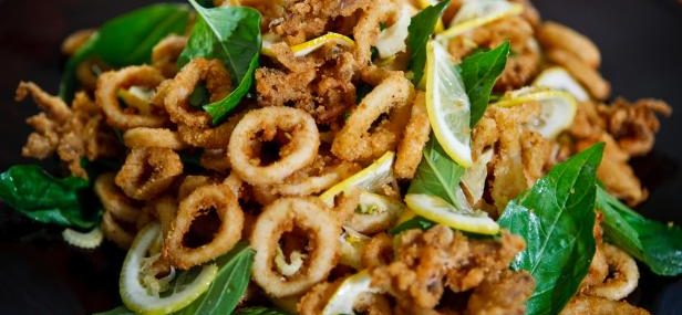 Calamari With Garlic Recipe